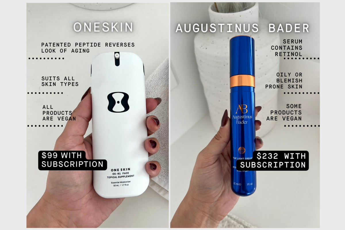 We Compared OneSkin and Augustinus Bader – Here Are Our Thoughts