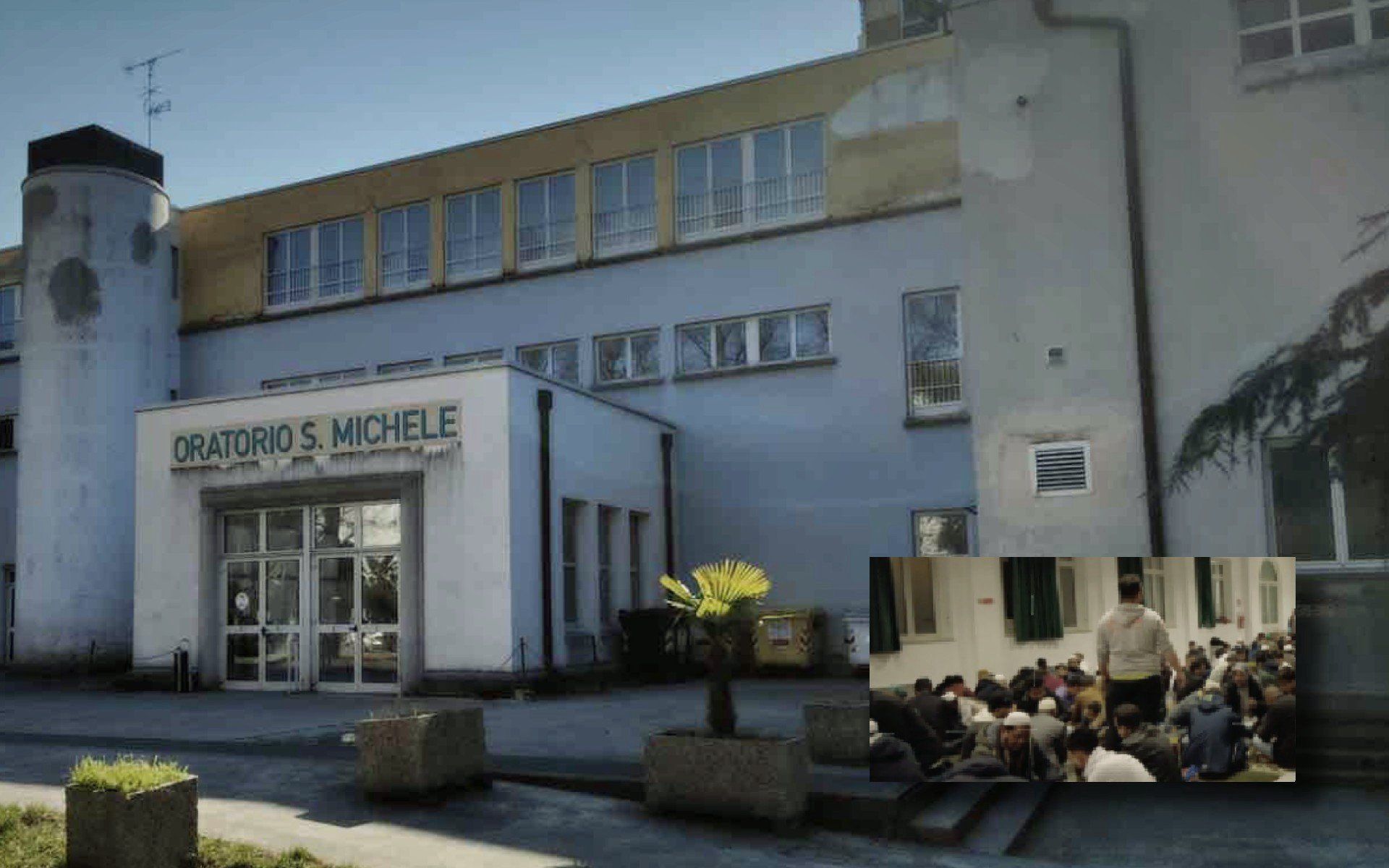 Oratorio trasformato in una moschea. Gli islamici lo usano per il Ramadan