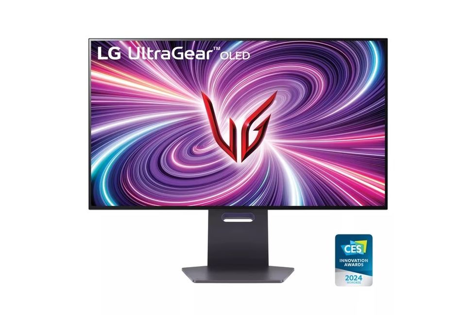 a product shot of The new 32" LG UltraGear OLED Gaming Monitor (32GS95UE)