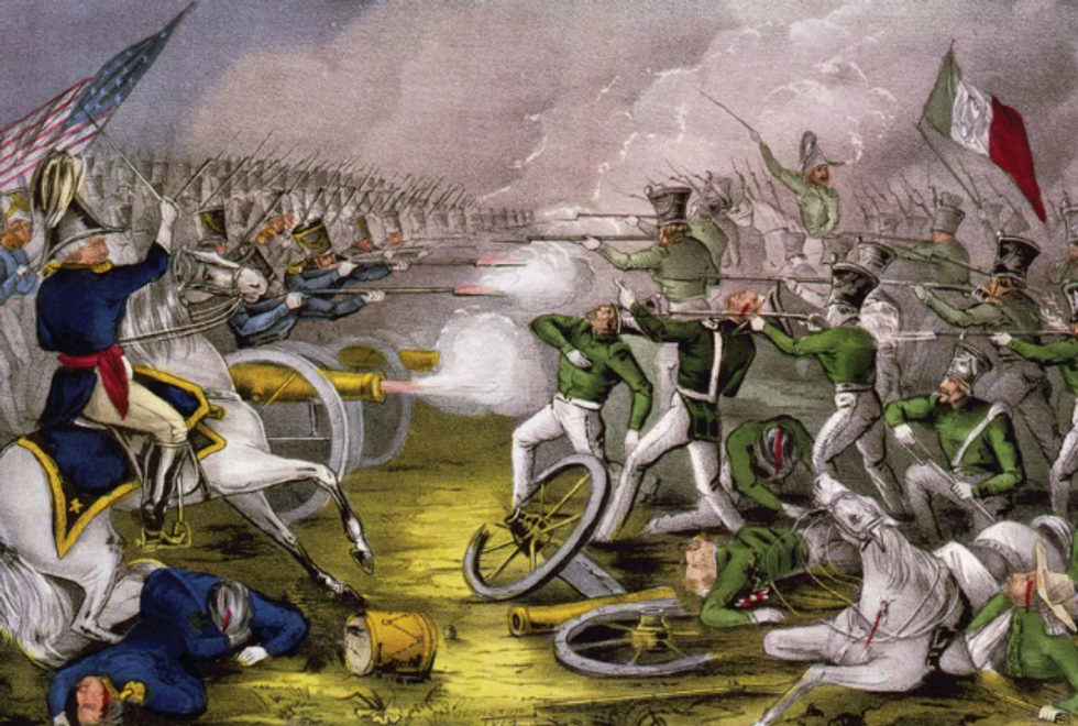 Battle of Buena Vista, lithograph by Currier & Ives, c. 1847