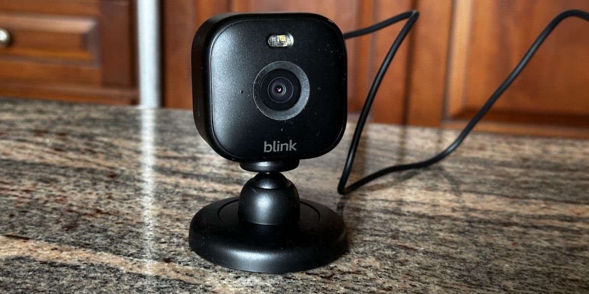 a photo of Blink Mini 2 Security Camera installed inside