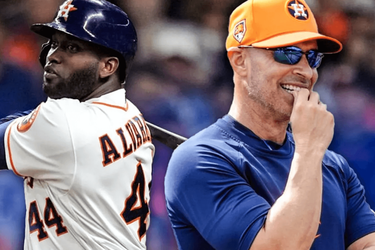 Astros Yordan Alvarez, Joe Espada
