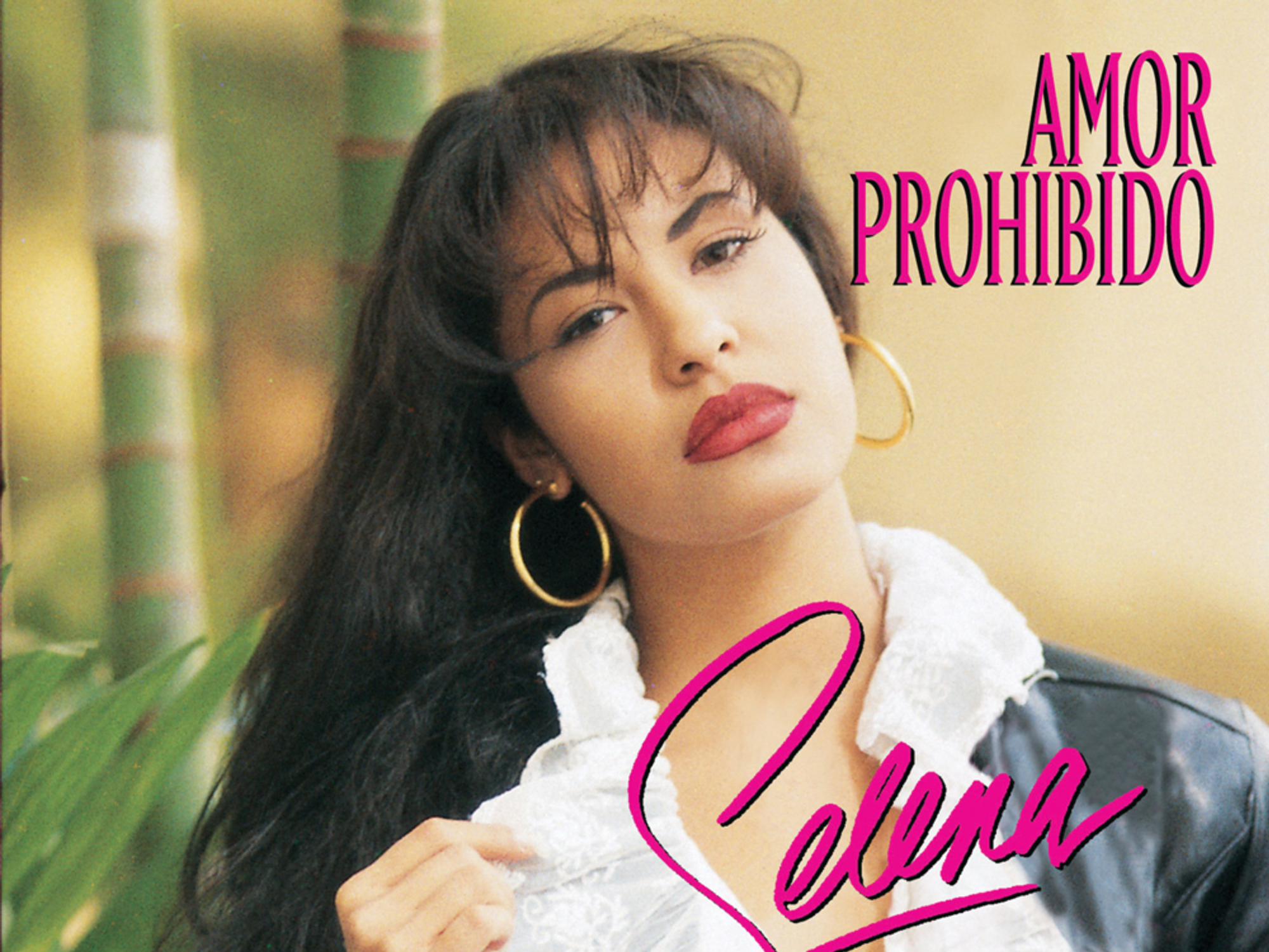 Art cover album of "Amor Prohibido" de Selena Quintanilla