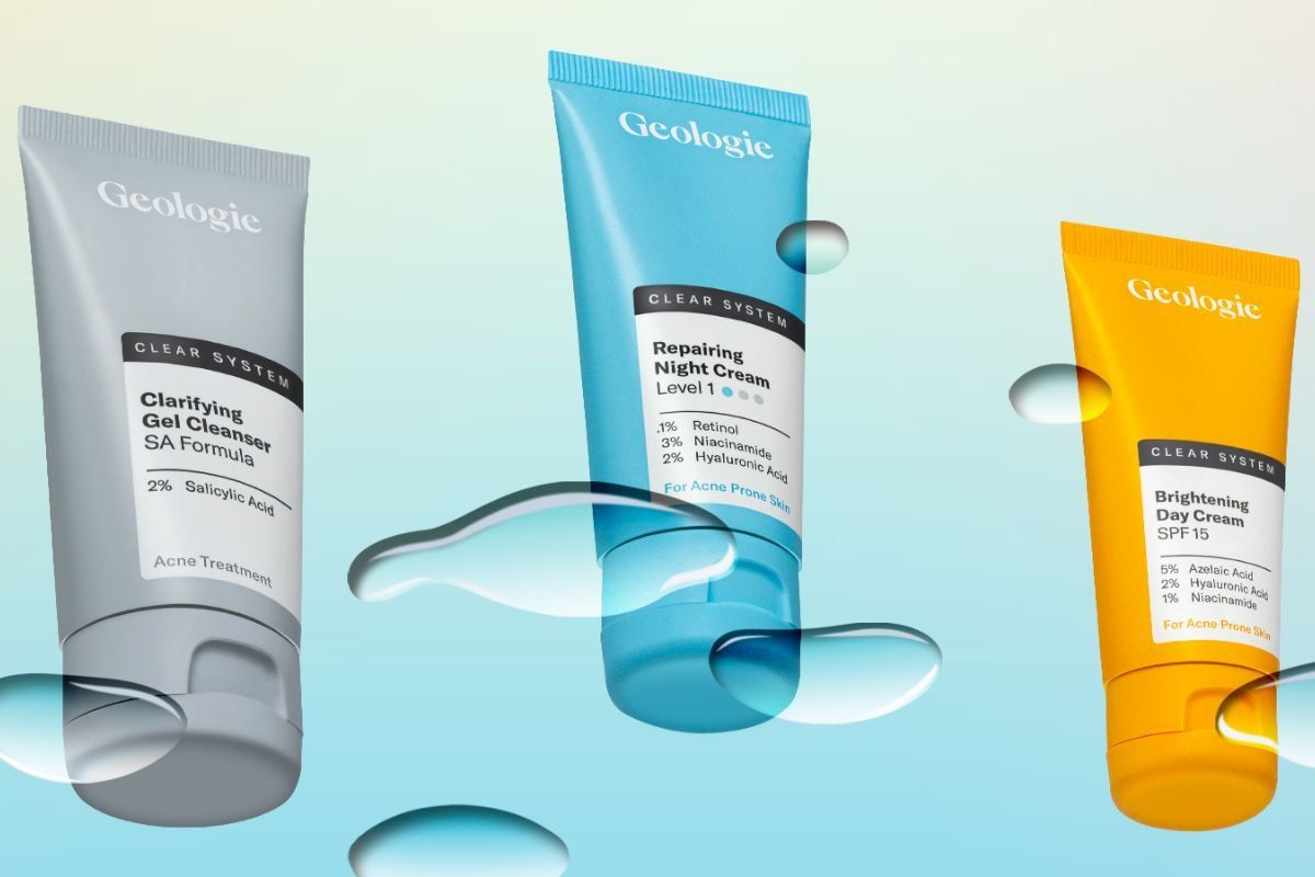Want to treat acne without harsh chemicals? Use Geologie' Clear System ...