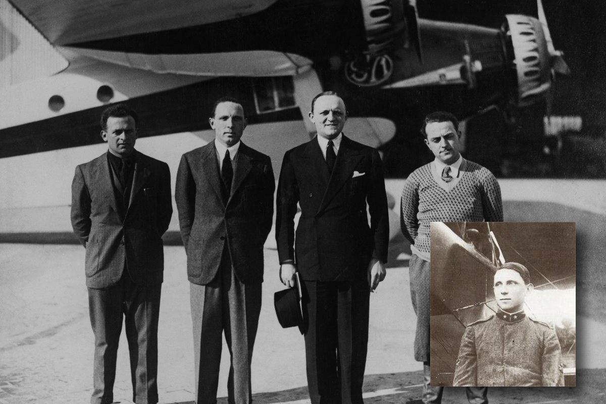 Francis Lombardi pilota: dalla guerra, ai record, all'industria.