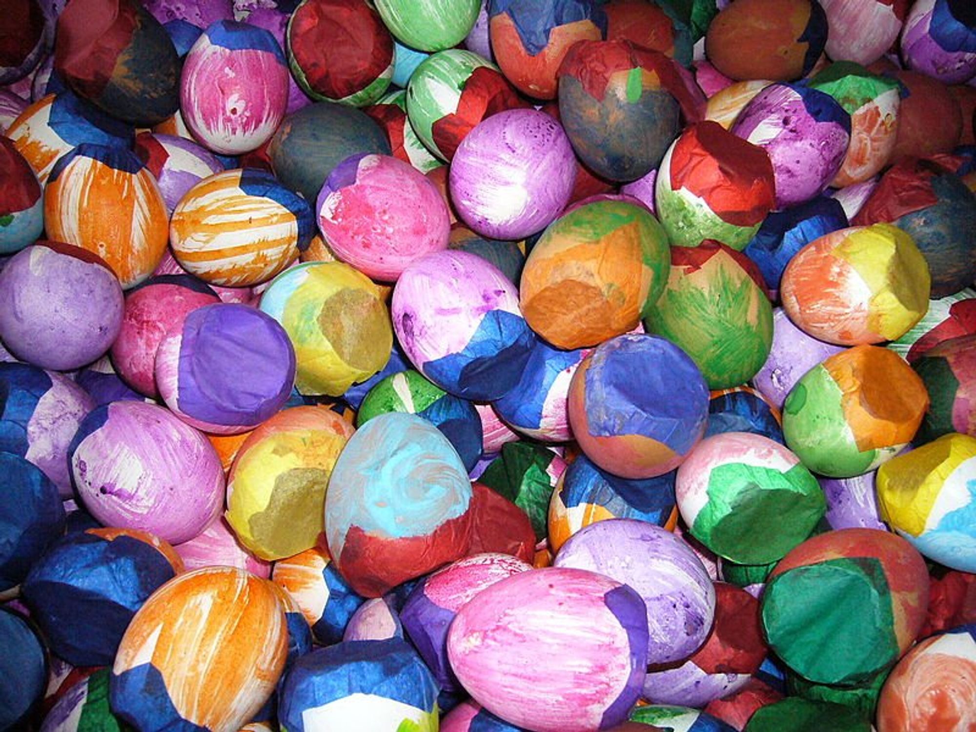 eggs shells cascarones for Easter