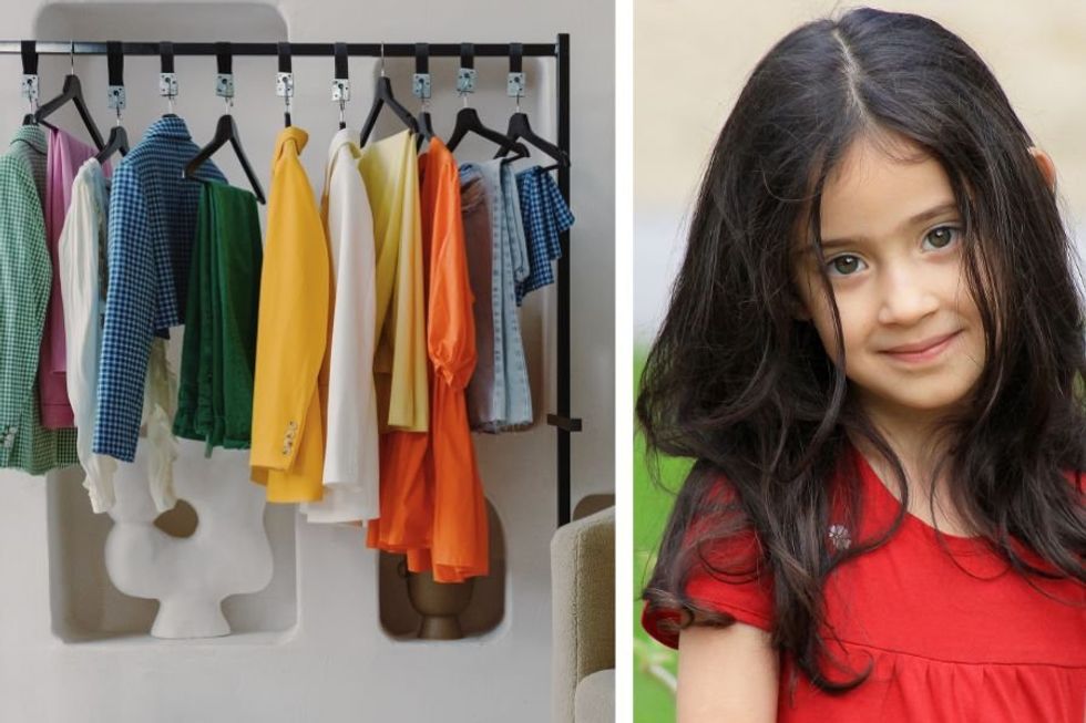 Dad prevents morning meltdowns with adorable nightly outfit presentations to his daughter