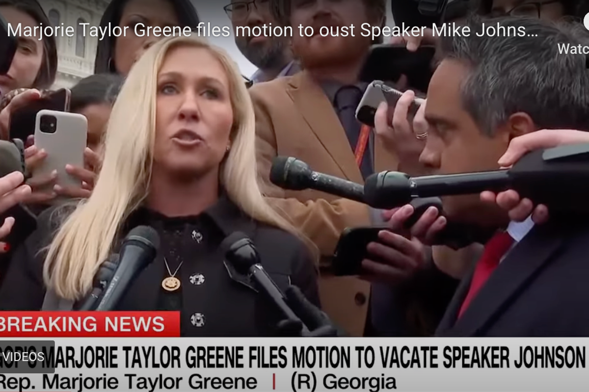 Watch Margie Struggle To Explain Her 'Motion To Vacate' House Speaker