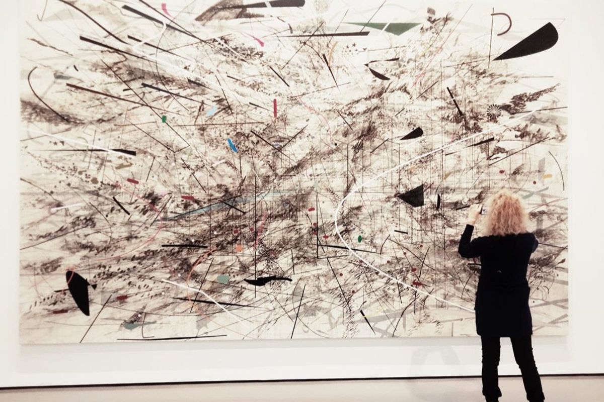 Julie Mehretu in mostra a Palazzo Grassi