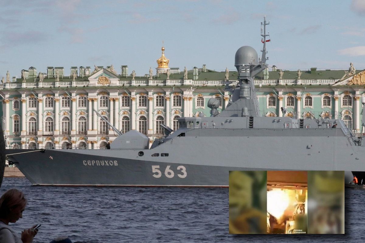 Blitz ucraino: nave russa in fiamme