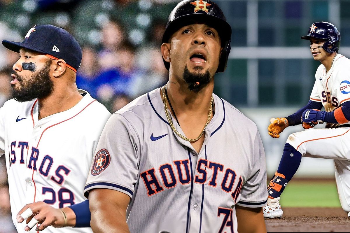 Astros Jon Singleton, Jose Abreu, Mauricio Dubon