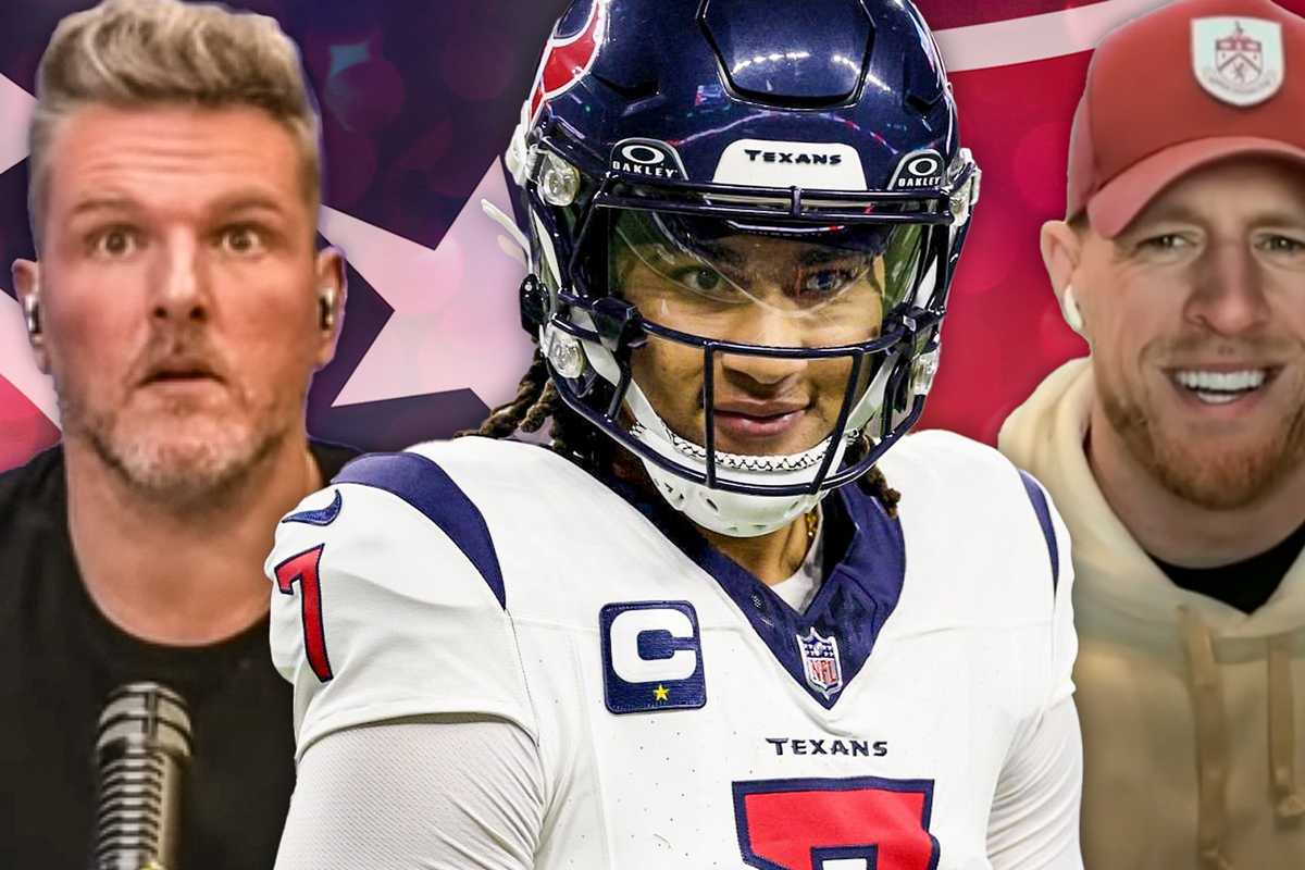 Pat McAfee, Texans CJ Stroud, JJ Watt