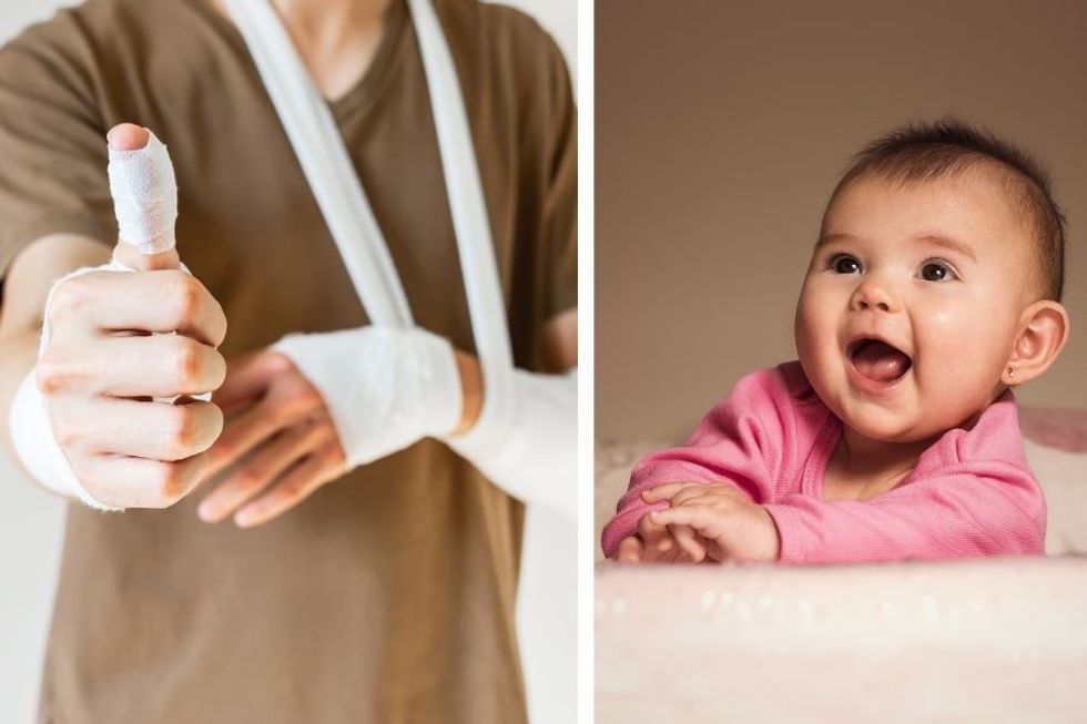 Dad recounts the epic tale of racing to the birth of his child after fainting