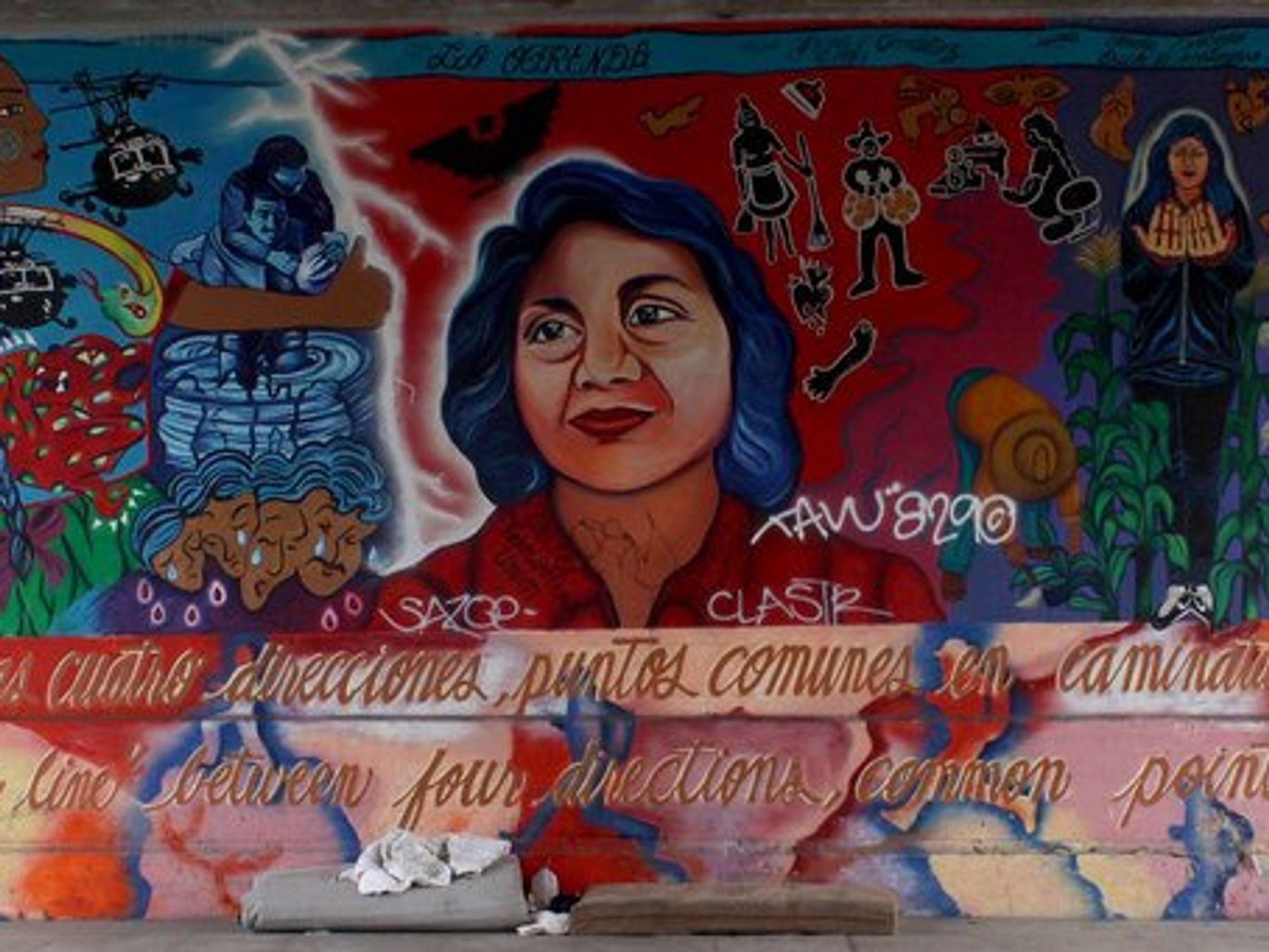 Dolores Huerta Mural by Yreina Cerv\u00e1ntez