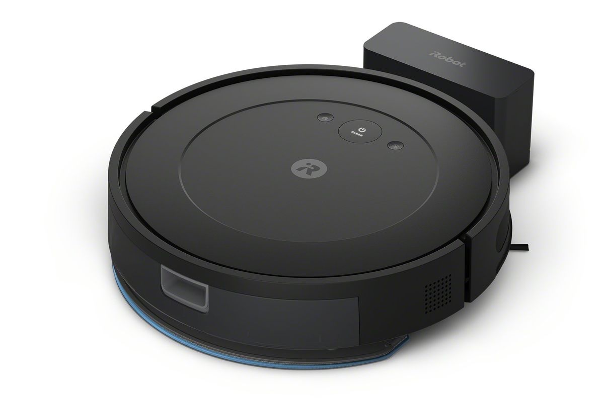 a product shot of iRobot Roomba Combo Essential