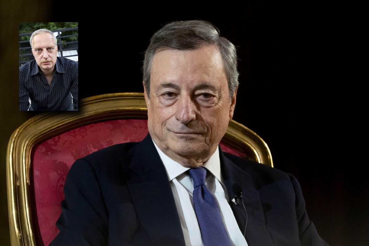 Due anni fa Scurati aveva trovato il suo Duce e osannava Mario Draghi
