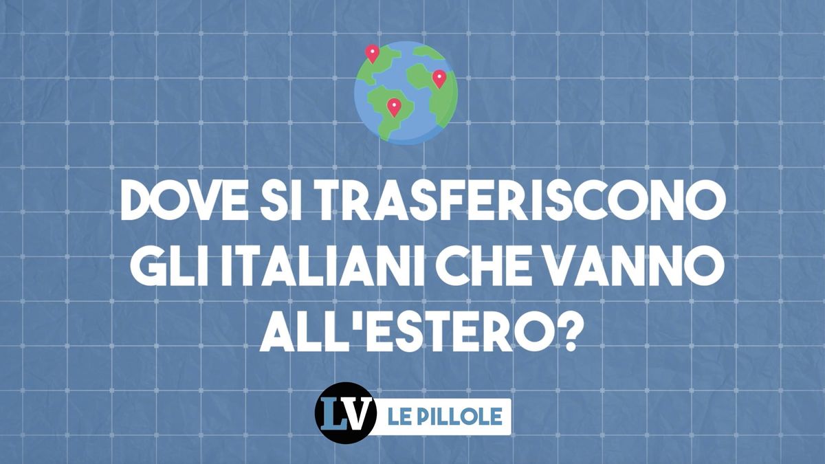 Dove si trasferiscono gli italiani che vanno all'estero?