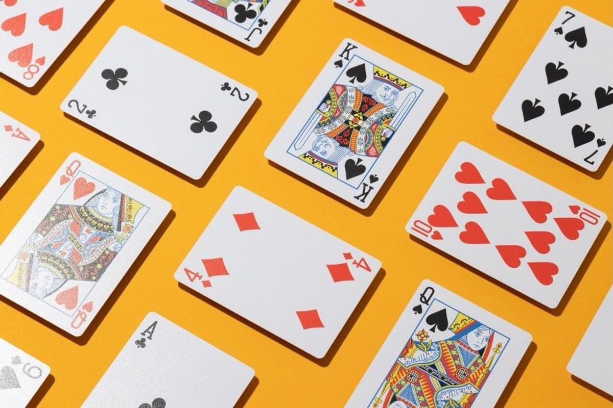 a photo of playing cards.
