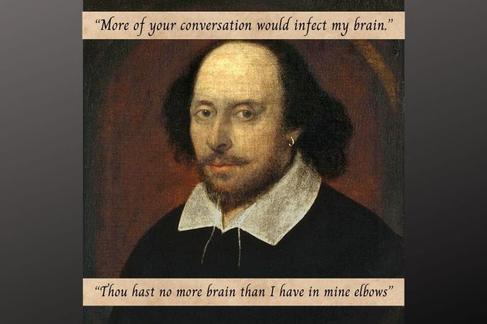35 Shakespearean insults to take down your enemies and crack up your friends