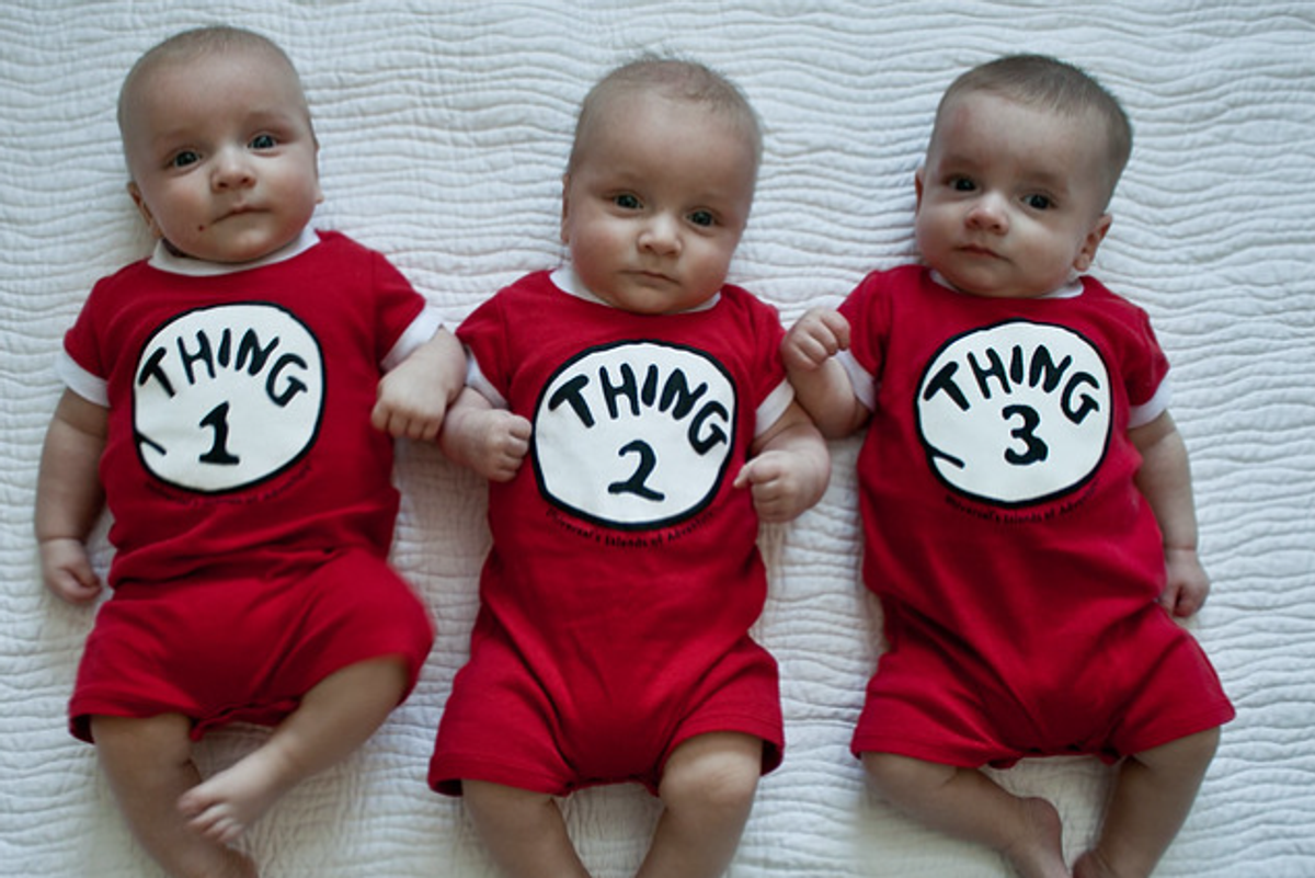 triplets, birth order, birth order reveal