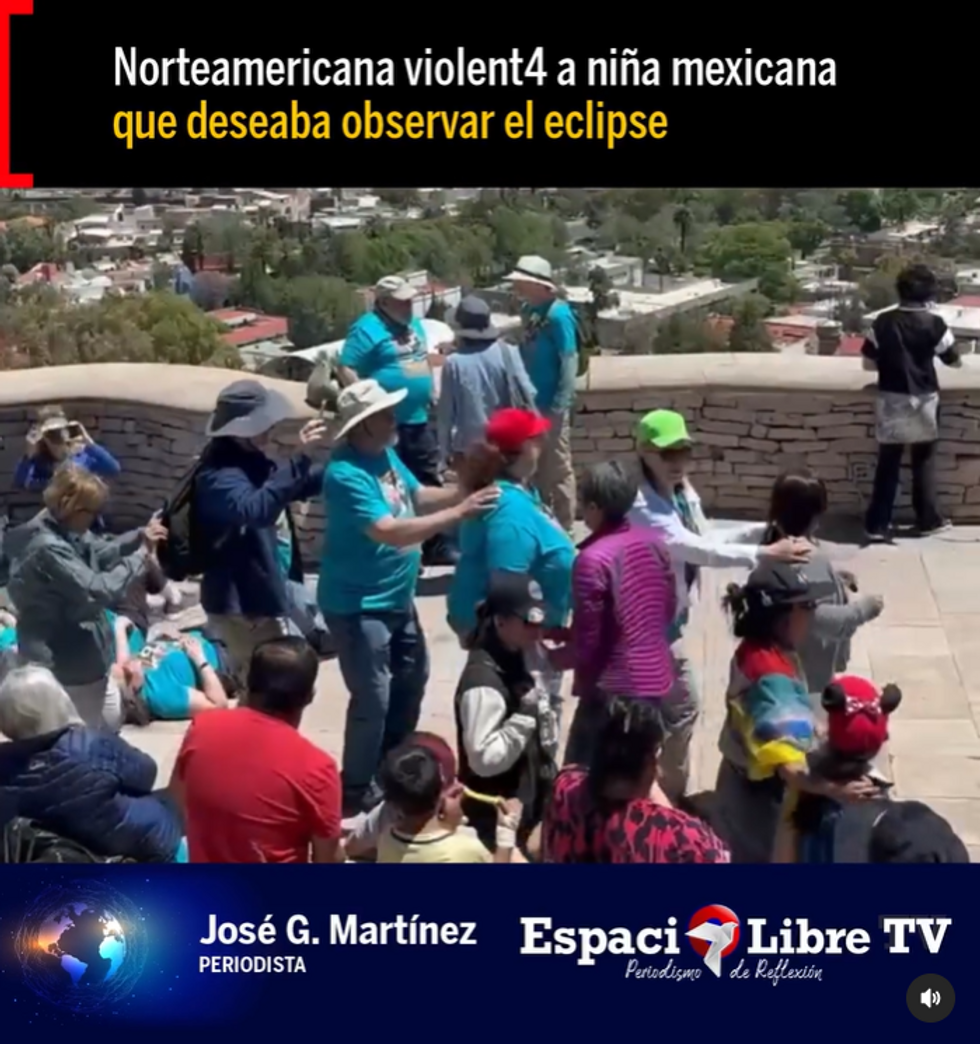 still grabbed from a video by mxespaciolibre on Instagram