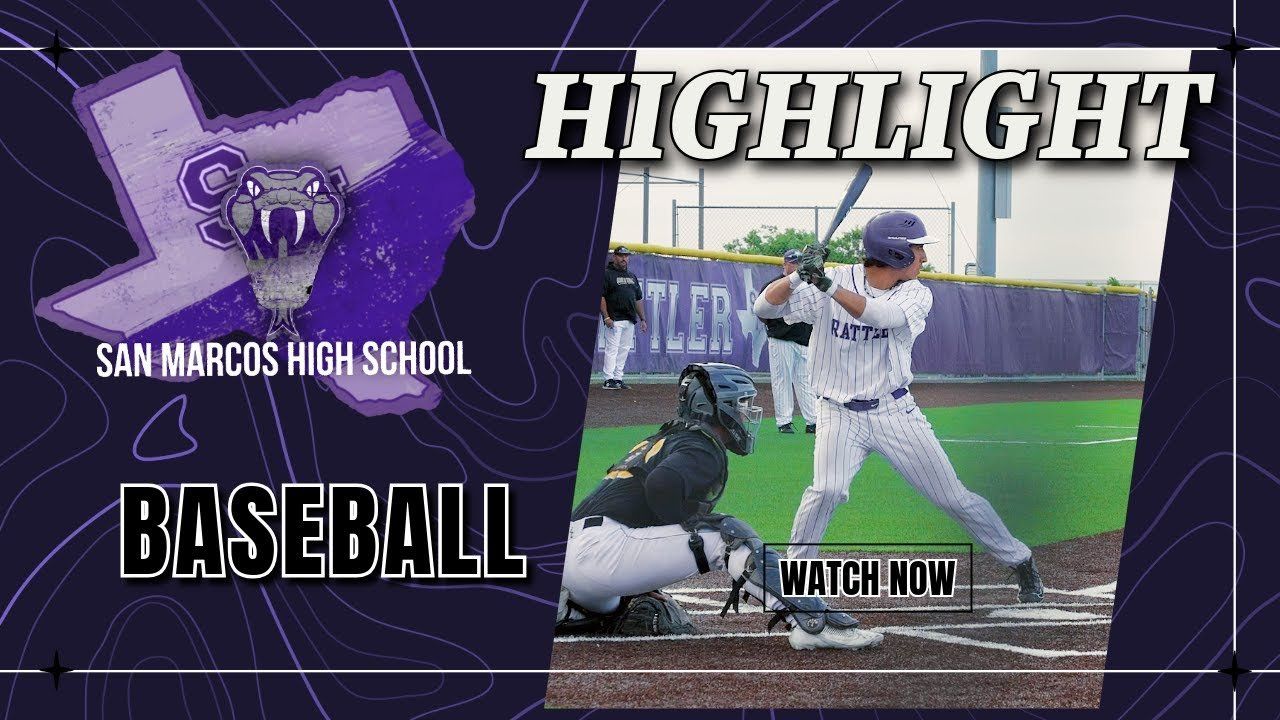 HIGHLIGHTS: San Marcos Rattlers vs East Central Hornets Baseball