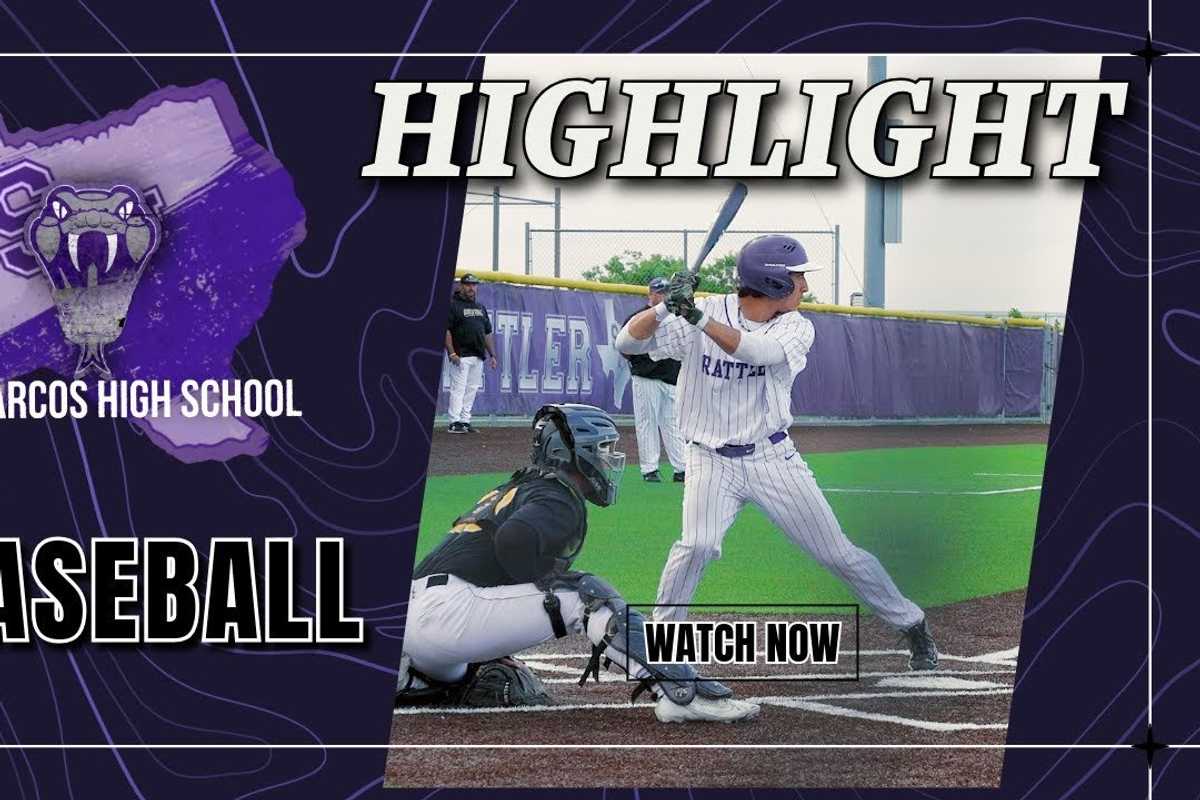 HIGHLIGHTS: San Marcos Rattlers vs East Central Hornets Baseball