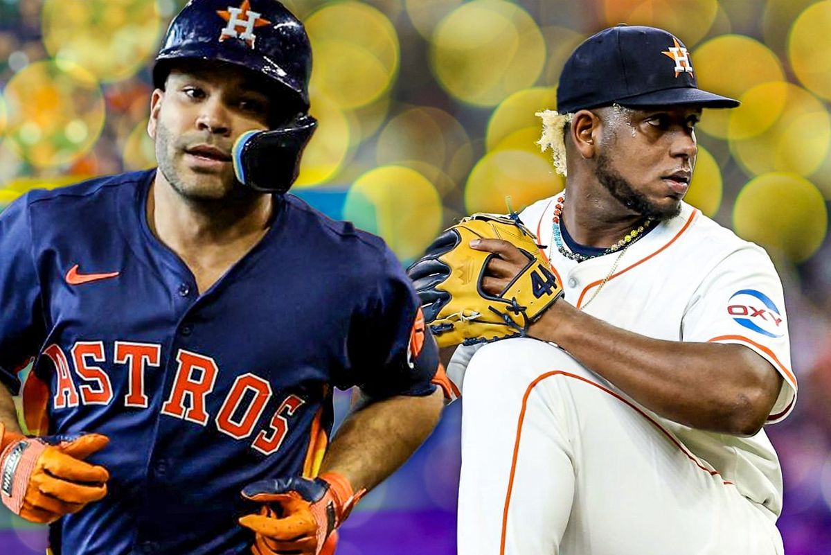 Astros Cristian Javier, Jose Altuve, Ronel Blanco