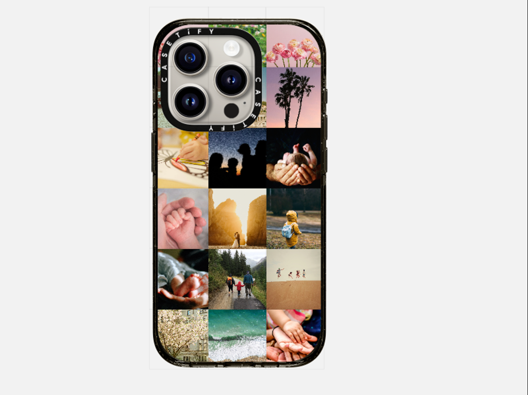 a photo of CASETiFY Custom Photo Grid Case