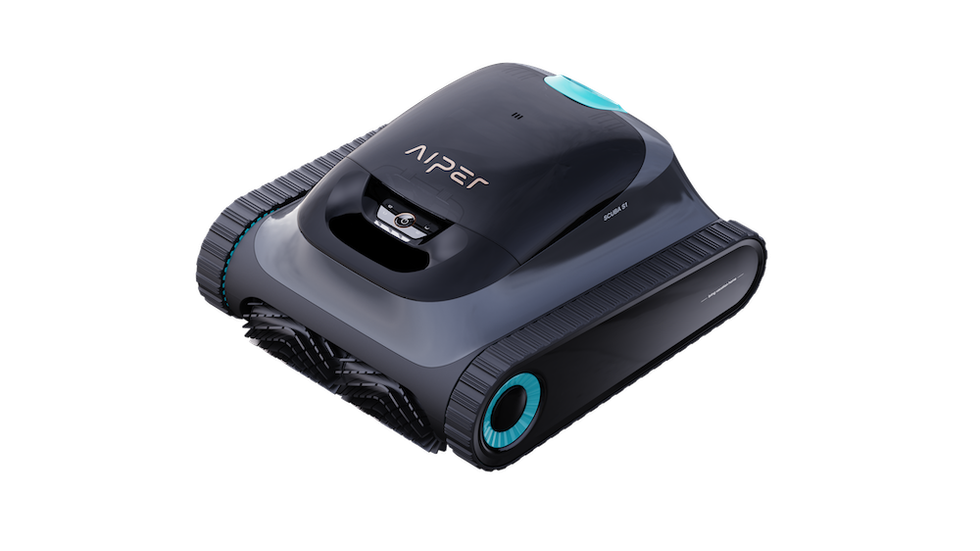 product shot of the Aiper Scuba S1 Cordless Robotic Pool Cleaner