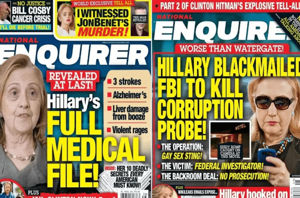 On Trial For Campaign Crimes, Trump Is Drenched In Tabloid Sewage