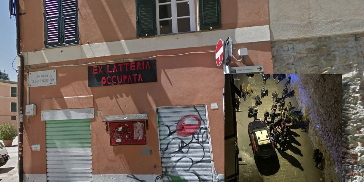 Anarchici di Genova assaltano i carabinieri