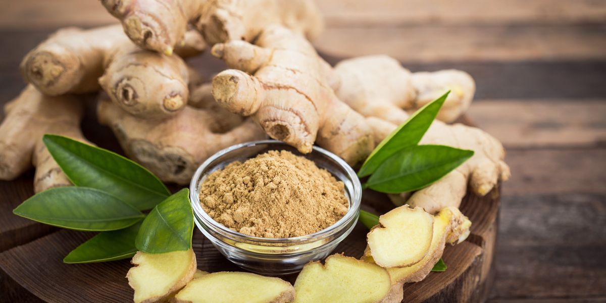 In chunks, slices or powder.  The healing properties of ginger