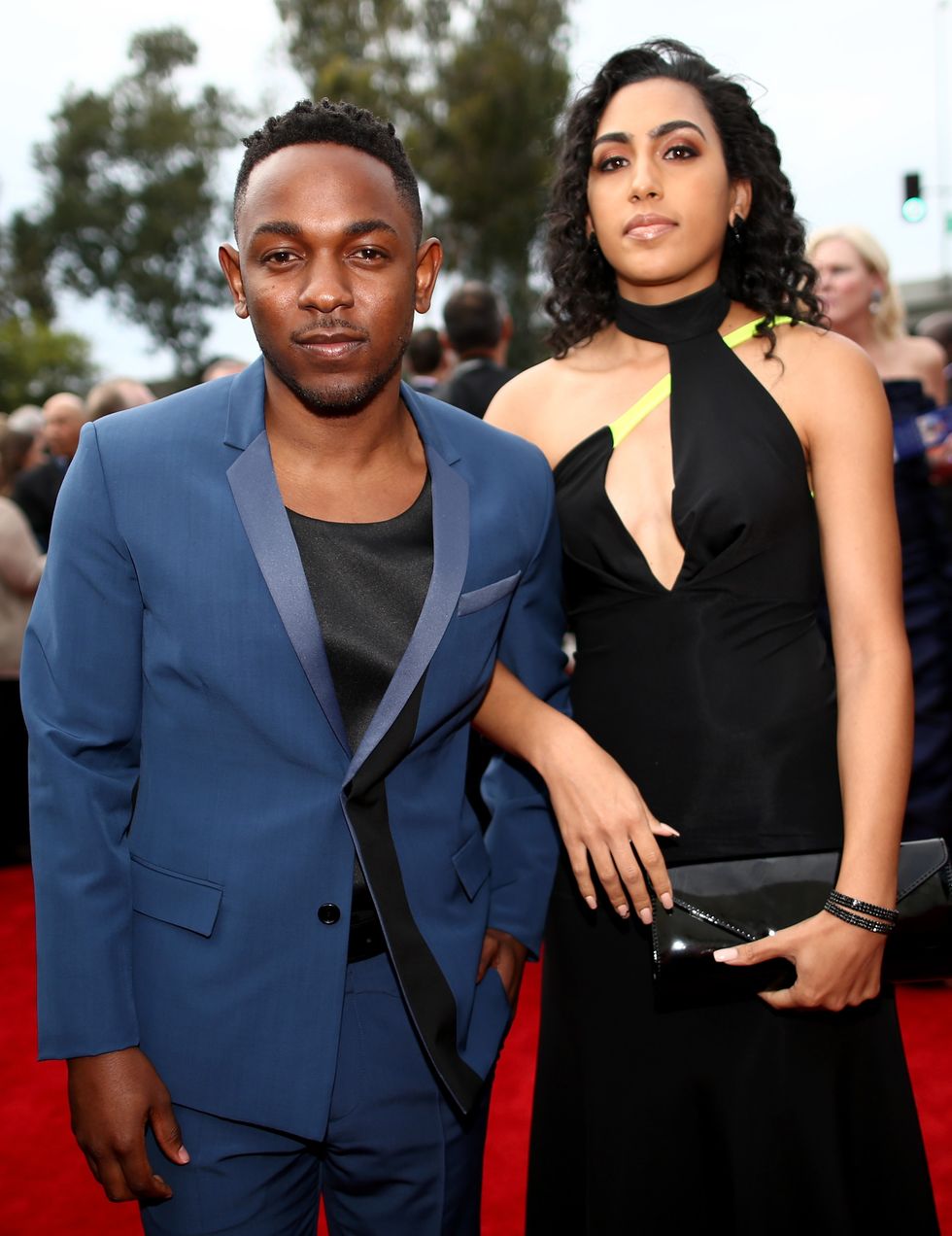 56th Grammy Awards with Kendrick Lamar and Whitney Alford