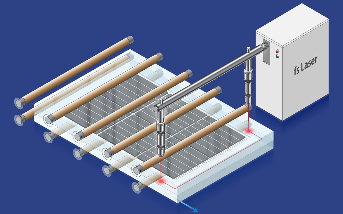 Femtosecond Lasers Solve Solar Panels' Recycling Issue