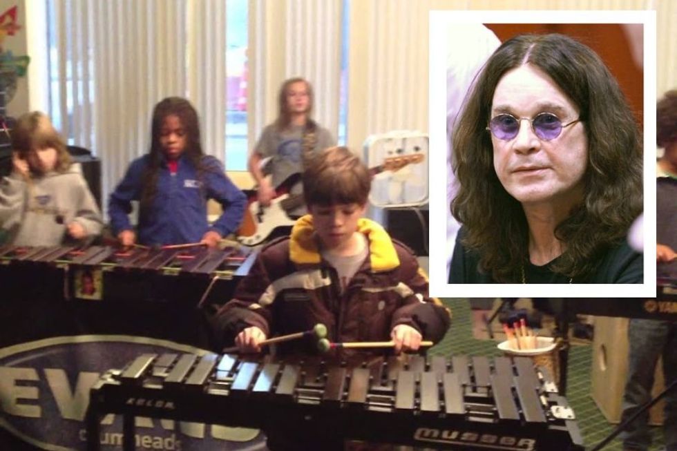 Watch a group of kids absolutely slay Ozzy Osbourne's 'Crazy Train' using xylophones