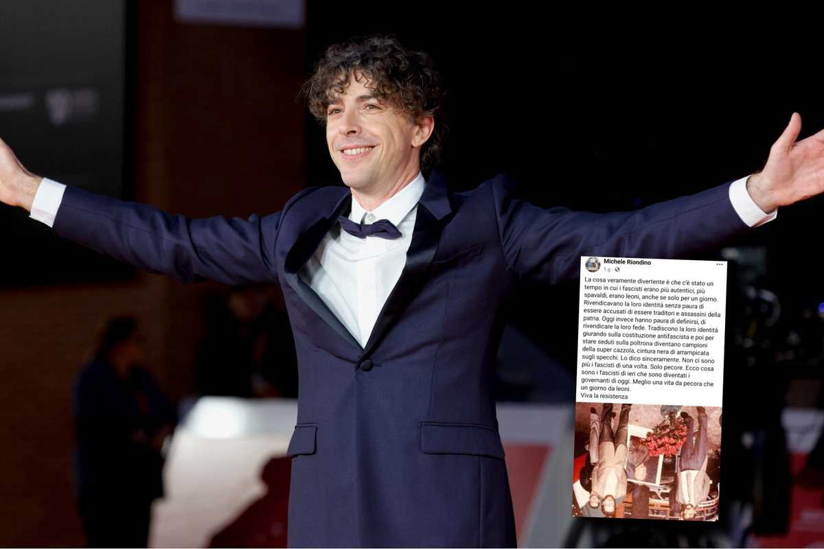 Riondino appende La Russa a testa in giù