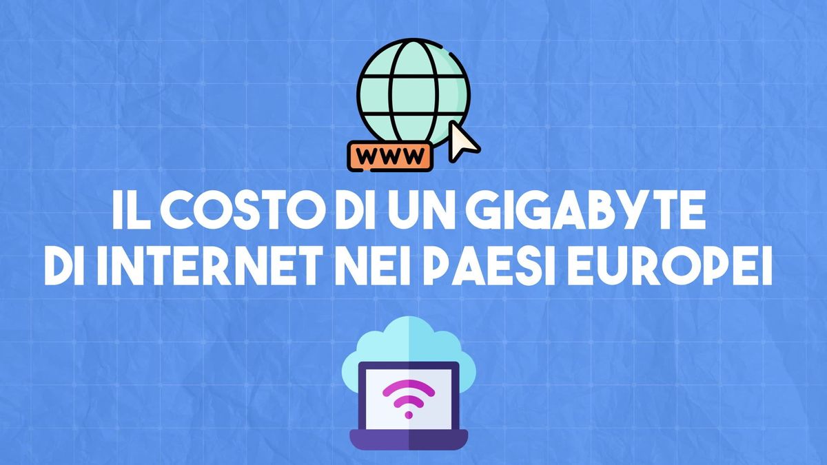 Il costo di un gigabyte di Internet nei Paesi europei