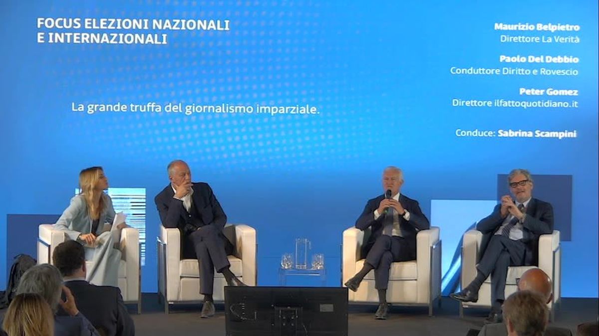 Belpietro, Gomez e Del Debbio affrontano il tema della censura