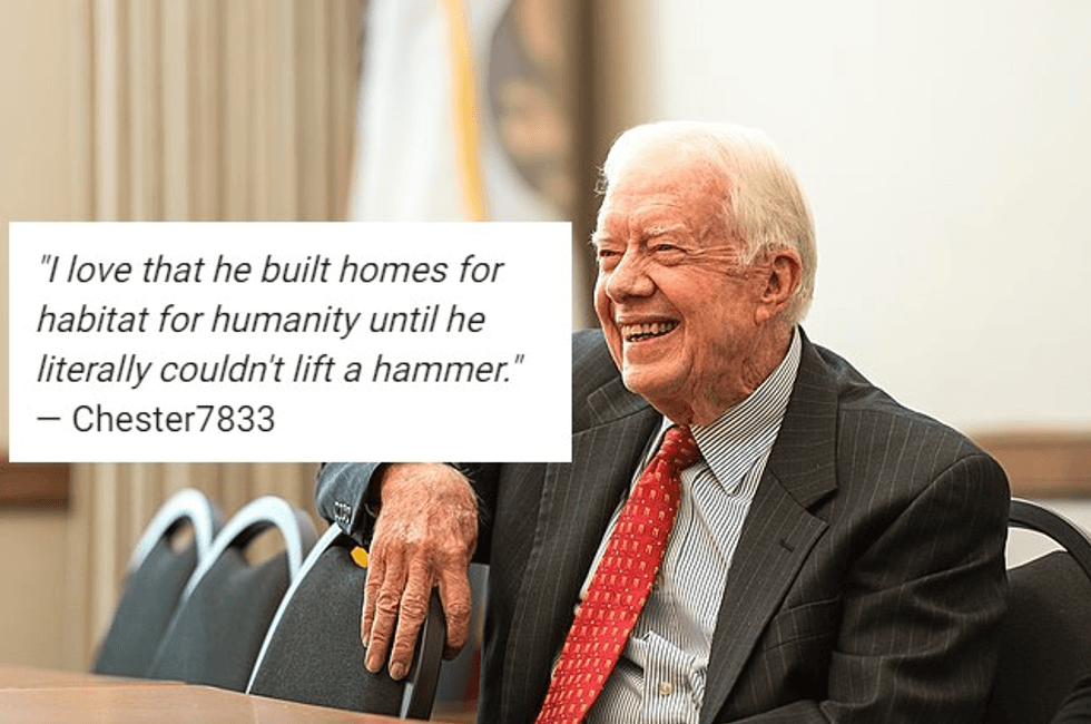 Viral photo of an ailing Jimmy Carter turns into an outburst of gratitude for ex-president