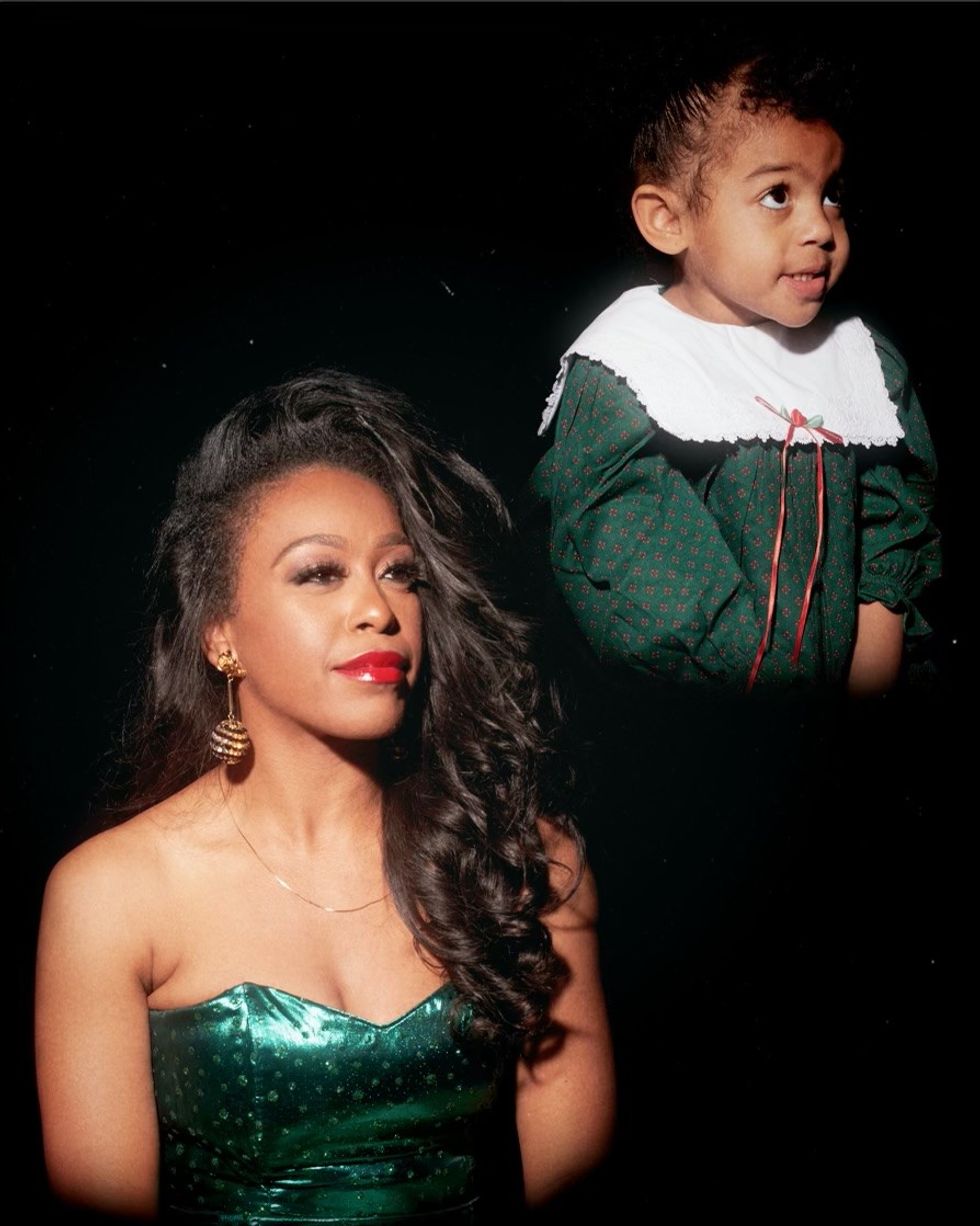 DomiNque Perry and daughter Zen