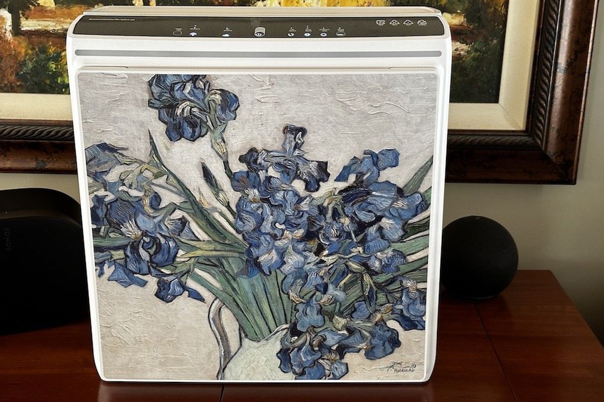 a photo of Rabbit Air A3 Ultra Quiet Air Purifier on a table