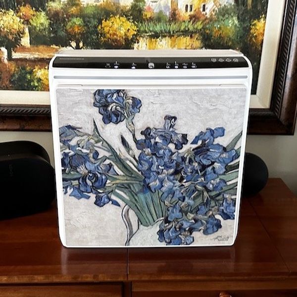 A photo of Rabbit Air A3 Ultra Quiet Air Purifier on a table.