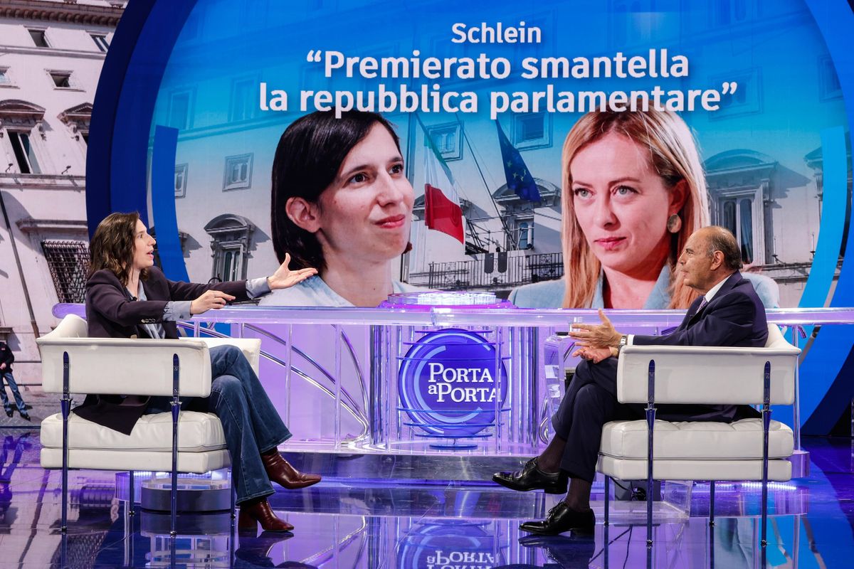 Sgambetto dell’Agcom a Vespa. Bloccato il duello tv Meloni-Schlein