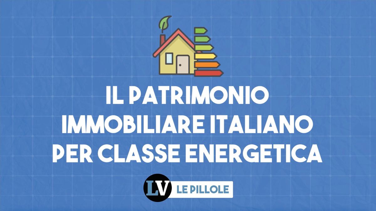 Il patrimonio immobiliare italiano per classe energetica