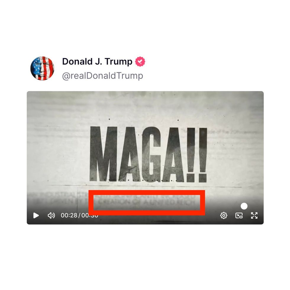 Donald Trump Posts Video Promising Unified Reich Second Nexus 