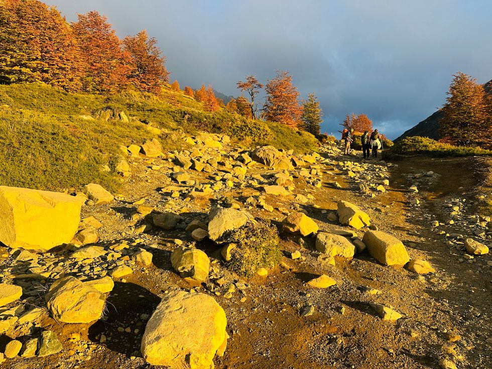 a rocky trail