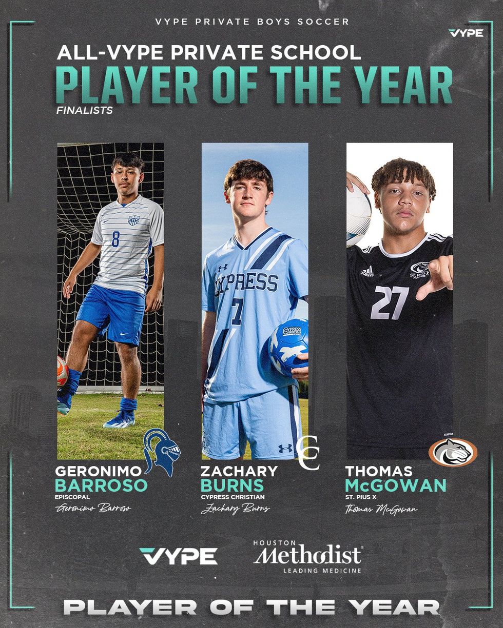 VYPE AWARDS Private School Boys & Girls Soccer presented by Houston