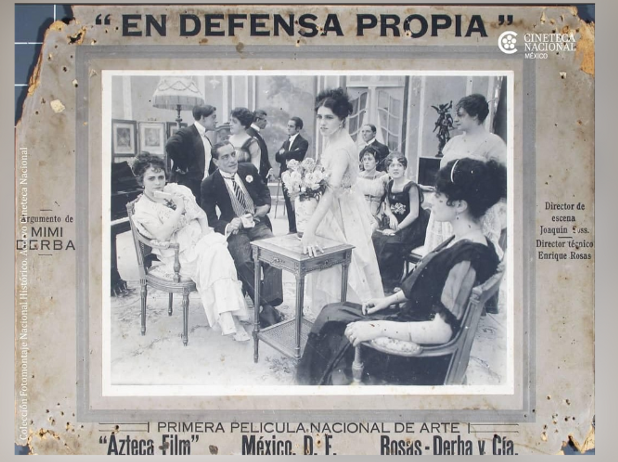Promotional image of the film "En Defensa Propia,"