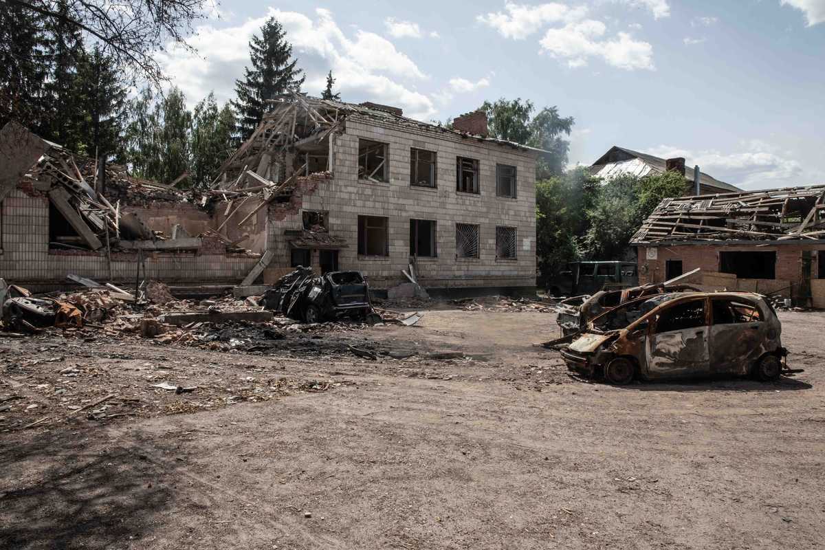 La città fantasma in cui gli ucraini si preparano a una nuova invasione